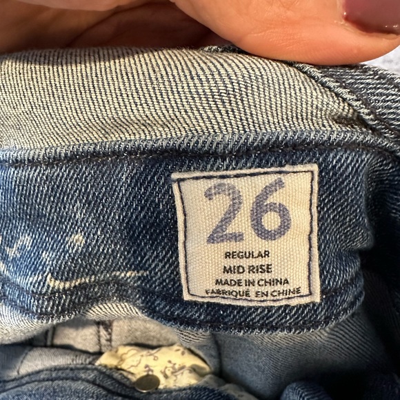 We The Free Denim overalls Bibs Free People 26 - Picture 3 of 12